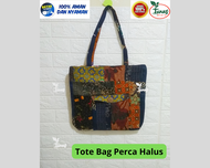 TUNAS / TAS JINJING PERCA HALUS KHAS JOGJA / TOTE BAG PERCA HALUS KHAS JOGJA / TAS MUKENA / TAS KAIN