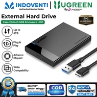 UGREEN Casing Enclosure External Hard Drive Sata 2.5" in USB 3.0 Enclosure Hard Drive Max Read 6TB
