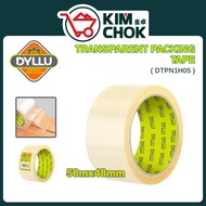 DYLU Transparent Packing Tape 50m x 48mm ( DTPN1H05 ) BOPP Tape | Clear Tape