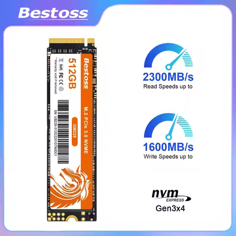 Bestoss M2 Nvme Ssd 1Tb Nvme 512gb Ssd M2 Notebook Hard Disk Ssd Drive For Laptop GM22842