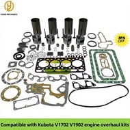ชุดซ่อมและปรับปรุงเครื่องยนต์รถขุด Kubota V1702 V1902 เหมาะสำหรับรถขุดรุ่น Komatsu SK75SR-3 และ Kubo