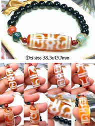 Tibetan Dzi Beads Carnelian Money Hook Dzi God of Wealth Dzi Noble Dzi Aquarius Dzi Nine Eyed Dzi Be