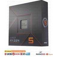 [ Ready stock ] AMD Ryzen 5 7600X 6 core 12 threads Desktop Processor 3 Years Local Warranty 100-100000593WOF