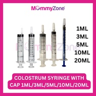 Penyedut Picagari Kolostrum / Colostrum Syringe With Cap For Breastfeeding And Feeding Baby (1ml/3ml