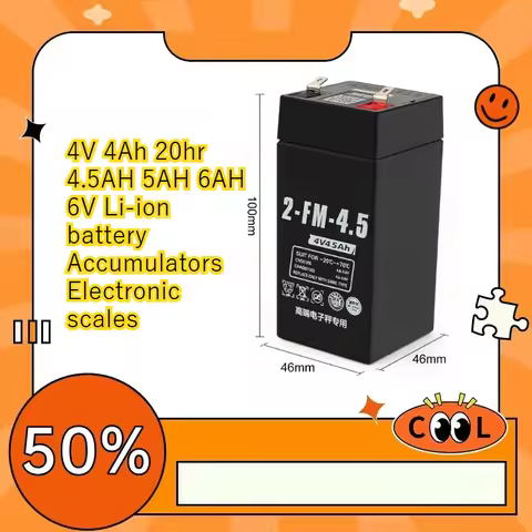 4V 4Ah 20hr 4.5AH 5AH 6AH 6V Li-ion battery Accumulators Electronic scales