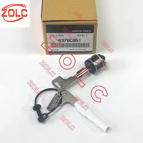 New Genuine Front Passenger Glove Box Lock Cylinder Key 6370C051 For Pajero Montero Sport 3 L200 Tri