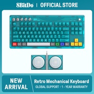 【NEW ARRIVAL]】8BitDo Retro 87 Keyboard - Clear Blue