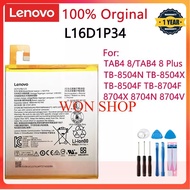 แบตเตอรี่ แท้ Lenovo Tab 4 8.0 / Tad 4 8 Plus TB-8504N TB-8504X L16D1P34 4850mAh