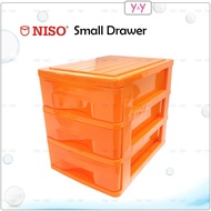 Niso Small Drawers 3/5Tier / Countertop Mini Drawers Storage Cabinet /Office Desk Stationery Medicine Drawers/Laci Kecil