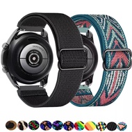 ETX20mm 22mm strap For Samsung Galaxy watch 5/5 pro/4/classic/46mm/Active 2/Gear S3 Adjustable Nylon Elastic Huawei GT 2/3 Pro band