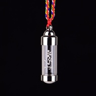 Emperor Crystal Stone Necklace for Men Women Baby with Tether Hair Bottle Pendant Portable Medicine
