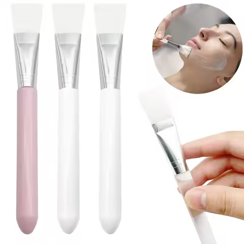 3/5/15pcs Facial Mask Brush Transparent Face Mask Applicator Makeup Brushes For Women Girls Esthetic