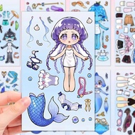 [Promosi Panas] [Mermaid Jellyfish: Classic of Mountains and Seas] 24 pelekat pakaian watak baharu d
