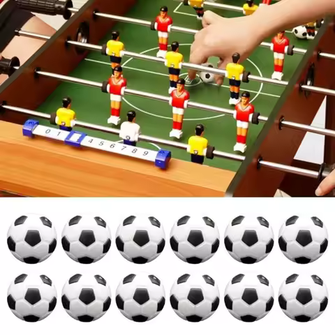 12Pcs Official Tabletop Game Ball Table Football Soccer Replacement Ball K1YF