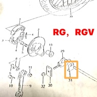 Suzuki RG110 RGS Chain Adjuster Washer REAR ARM PLATE RGV120 RGV RG SPORT 110 120 REAR FORK SWING ARM WASHER