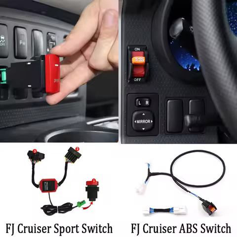 ESP anti-skid ABS switch FJ sports switch compatible with 07-23 Toyota FJ Cruiser mud escape switch 