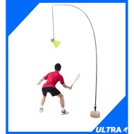 Badminton Training Solo Single Player Stand Court Portable Outdoor Sport Latihan Seorang Tiang Berdi