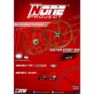 Rim Sukan NONE PROJECT N500 SP500 Y15 SPORT RIM CUSTOM ADAPTOR 1.6/1.6 SPROCKET LC135 / EX5 23T