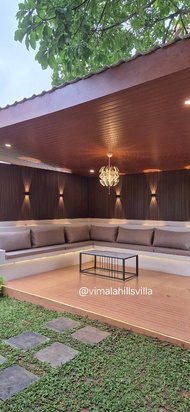 Villa  m² dengan 4 kamar tidur dan 3 kamar mandi pribadi di Ciawi (Premier 4BR Private Garden Villa 