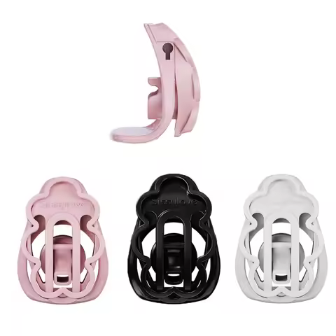 New Male Resin Chastity Lock FUFU Clip Crossdressing Outdoor Wear Sliding Urine Support Design Adult