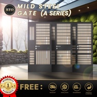 Mild Steel Main Gate, HDB Gate, BTO Resale Gate, A Series - BTO Door Pte Ltd.