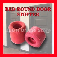 RED DOOR RUBBER STOPPER WALL PROTECT KNOB GETAH PINTU