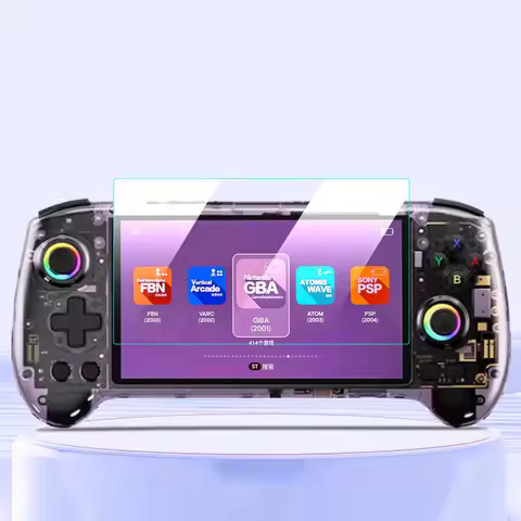 Hard Tempered Glass Protective Film Screen Protector Cover For ANBERNIC RG557 Retro Handheld Game Co