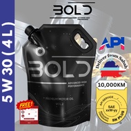 BOLD 5W30 5 W 30 MINYAK HITAM SERVIS MOTOR OIL SERVCE OIL ENGINE OIL TOYOTA PERODUA PROTON HONDA NIS