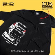 HONDA [BND] T-Shirt Jazz GE8 F&R T-Shirt Jazz GE8 T-Shirt Automotive T-Shirt Men's Distro T-Shirt