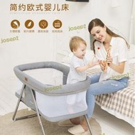 嬰兒床便攜式多功能嬰兒搖床可折疊寶寶床兩用簡易歐式搖籃床    集