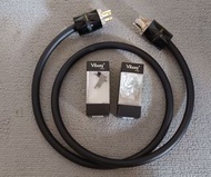 Acrolink 7N-PC4030 Purosangue 1.5M 電源線99%新，配Viborg 鍍金頭尾头,最新型号（美式头）$2600