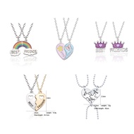 Best Friend Pendant Couple Necklace for Women for Men for 2 for 3 Best Friends Honey Love Couple Rai