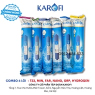 Combo 6 lõi chức năng 5678910 T33 Mineral Far Nano ORP Hydrogen dùng cho các máy O-P1310