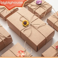 【Biho】20pcs DIY Paper Box Drawer Type Packing Gift Box Tea Cosmetics Boxes,Kraft,6.5x6.5x3cm Jewelry