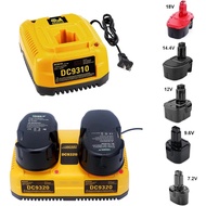 Pengecas Untuk Dewalt DC9310 7.2V-18V Nicad & Nimh DW9057 DC9071 DC9091 DC9096 DE9039 DE9095 DE9096 