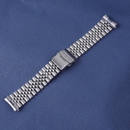 For 22mm Seiko Prospex KING TURTLE SRP773 777 Hollow Curved Solid Screw Links Steel Jubilee WatchBand strap Bracelet