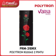 POLYTRON Kulkas 2 Pintu Kapasitas 210 Liter PRM-21DRX