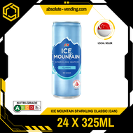 F&N Ice Mountain Sparkling Water Classic 325ML X 24 (CAN)
