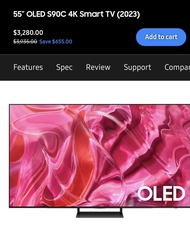 Samsung QD- OLED TV QA55S90CAKXXS