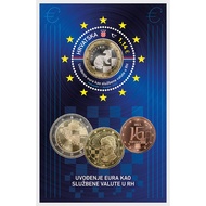 Croatia 2023.01.25 Enter Euro Area Commemorative-Small Sheet