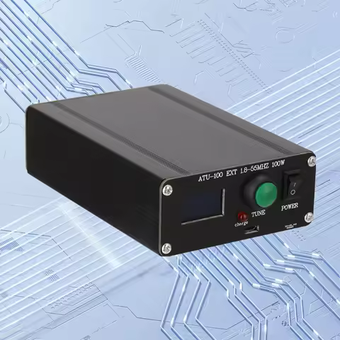 1.8-50MHz Mini Automatic Antenna Tuner 3.2 Firmware Programmed by N7DDC 7x7 Automatic Antenna Tuner 