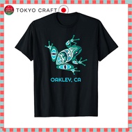 Oakley, CA Frog Pacific NW Native American Indian T-shirt/ Size S
