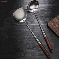 QQMALL Wok Shovel Home Kitchen Kitchen Tools Stainless Steel Lengthened Cooking Spoon
