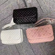 OK9 [Ready Stock]GUESS Women Large Chain Single Shoulder Messenger Square Bag