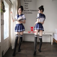 Lingerie Sexy Cosplay Sekolah Seragam Pelajar Jepang Baju Tidur Wanita