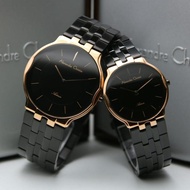 JAM TANGAN COUPLE ALEXANDER CRISTIE AC8616 ORIGINAL ROSEGOLD BLACK