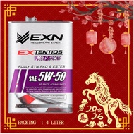 EXN EXTENTIOS MOLYRACING SAE 5W-50 API SN/CF, ACEA A3/B4, C3 SINTETIK PENUH PAO & ESTER MINYAK ENJIN