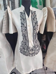 Modern Filipiniana BARONG dress Embroidered