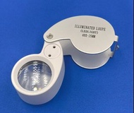 便攜式折疊放大鏡 珠寶 鑑定 放大鏡 10x-20x-30x-40x #88