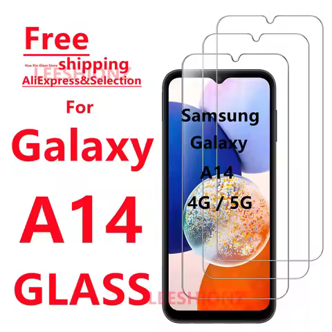 1/4Pcs Tempered Glass Screen Protector for Samsung Galaxy A14 5G A14 4G